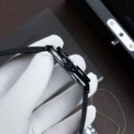 Hublot Classic Fusion Ceramic Replica Watch Carbon Dial Rubber Strap 42mm - Image 5