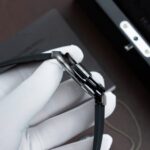 Hublot Classic Fusion Ceramic Replica Watch Carbon Dial Rubber Strap 42mm - Image 6