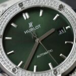 Hublot Classic Fusion Replica Watch Green Dial HB Factory 42mm - Image 6