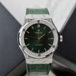 Hublot Classic Fusion Replica Watch Green Dial HB Factory 42mm