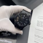 Hublot Classic Fusion Ceramic Clone Watch Black Dial HB Factory 42mm
