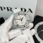 Hublot Classic Fusion Replica Watch Moissanite Diamonds White HB Factory 38mm - Image 3