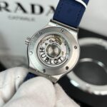 Hublot Classic Fusion Replica Watch Moissanite Diamond Blue 38mm - Image 5