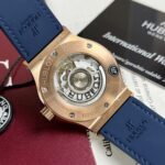 Hublot Replica Watch Classic Fusion King Gold Blue Dial JJF Factory 42mm - Image 7