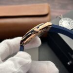 Hublot Replica 1:1 Watch Classic Fusion King Gold With Moissanite Diamonds Blue 42mm - Image 5