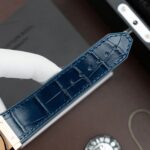 Hublot Classic Fusion King Gold Replica Watch Dial Blue Movement SW300 Crocodile Leather Strap 42mm - Image 9