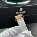 Hublot Classic Fusion King Gold Replica Watch Womens White HB Factory 33mm - Image 8