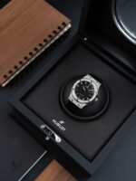 Hublot Classic Fusion Black Dial Imitation Watches Custom Natual Diamonds Automatic SW300 Movement 42mm - Image 9