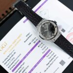 Hublot Classic Fusion Gray Dial Imitation Watches Custom Natual Diamonds Automatic SW300 Movement 42mm