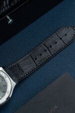 Hublot Classic Fusion Dial Gray Replica Watch Bezel Diamonds Moissanite 38mm - Image 12