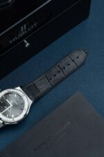 Hublot Classic Fusion Dial Gray Replica Watch Bezel Diamonds Moissanite 38mm - Image 11