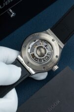 Hublot Classic Fusion Dial Gray Replica Watch Bezel Diamonds Moissanite 38mm - Image 10