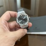 Hublot Classic Fusion Grey Dial With Diamond Bezel HB Factory 38mm - Image 2