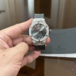 Hublot Classic Fusion Grey Dial With Diamond Bezel HB Factory 38mm