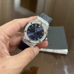 Hublot Classic Fusion Blue Diamond Replica Watch HB Factory 38mm - Image 4