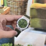 Hublot Classic Fusion Replica Watch Green Dial With Stone JJ+ 42mm - Image 3