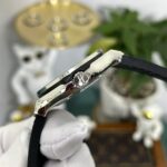 Hublot Replica Watch Classic Fusion Custom Moissanite Diamonds Black Dial 33mm - Image 6