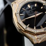 Hublot Orlinski King Gold Replica Watch Full Moissanite Diamond 40mm - Image 7