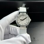 Hublot Classic Fusion Fake Watch Womens White HB Factory 33mm