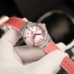 Hublot Classic Fusion Replica Watch Mother Of Pearl Dial + Moissanite Diamonds 33mm - Image 5