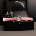 Hublot Classic Fusion Replica Watch Mother Of Pearl Dial + Moissanite Diamonds 33mm - Image 6