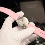 Hublot Classic Fusion Replica Watch Mother Of Pearl Dial + Moissanite Diamonds 33mm - Image 9