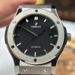 Hublot Classic Fusion Black Replica Watches Weight 84 Grams Super Light JJZ Factory 42mm - Image 4