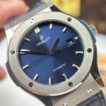 Hublot Classic Fusion Blue Luxury Imitation Watches Weight 84 Grams Super Light JJZ Factory 42mm - Image 5