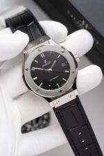 Hublot Classic Fusion Titanium Black Replica Watch  JJF Factory 38mm - Image 3