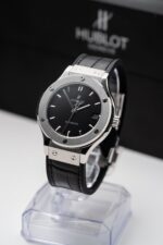Hublot Classic Fusion Titanium Black Replica Watch  JJF Factory 38mm