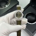 Hublot Classic Fusion Titanium Green Replica Watch Custom Moissanite Diamonds 33mm - Image 2