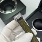 Hublot Classic Fusion Titanium Green Replica Watch Custom Moissanite Diamonds 33mm - Image 9