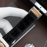 Hublot Classic Fusion Titanium King Gold Copies Watches Movement SW300 Crocodile Leather Strap 42mm - Image 9