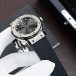 Hublot Classic Fusion Titanium Gray Dial Replica Watches Movement SW300 Rubber Strap 42mm - Image 3