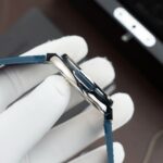 Hublot Classic Fusion Titanium Blue Replica Watches Movement SW300 Crocodile Leather Strap 42mm - Image 7