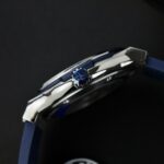 Hublot Classic Fusion Titanium Replica Watches Blue Dial Custom Moissanite Diamonds 42mm - Image 7