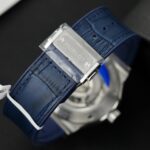 Hublot Classic Fusion Titanium Replica Watches Blue Dial Custom Moissanite Diamonds 42mm - Image 9