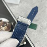 Hublot Classic Fusion Titanium Replica Watch Blue Leather Strap JJF 38mm - Image 7