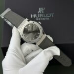 Hublot Classic Fusion Titanium Replica Watch Best Quality Gray Dial WWF Factory 45mm - Image 2