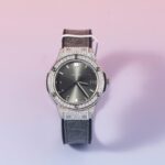 Hublot Classic Fusion Replica Watch Moissanite Diamond Hong Kong Gray Dial 33mm - Image 2