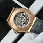 Hublot Classic Fussion King Gold Knock Off Watches Custom Full Moissanite Diamonds 42mm - Image 8