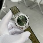 Hublot Replica 11 Watch Green With Diamond Bezel HB Factory 38mm - Image 2
