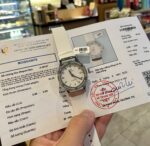 Hublot Replica Watch Classic Fusion White Dial Custom Moissanite Diamonds 38mm