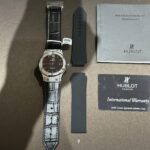Hublot Replica Watch With Full Diamond Moissanite Diamonds Black Dial Men-s 42mm - Image 2