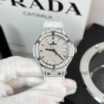 Hublot Replica 1:1 Watch Full Moissanite Diamond White HBF 38mm