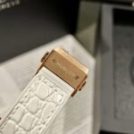 Hublot Replica Watches Classic Fusion King Gold White Dial Custom Moissanite Diamonds 38mm - Image 8