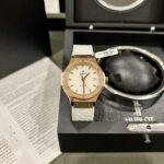 Hublot Replica Watches Classic Fusion King Gold White Dial Custom Moissanite Diamonds 38mm - Image 2