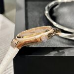 Hublot Replica Watches Classic Fusion King Gold White Dial Custom Moissanite Diamonds 38mm - Image 6