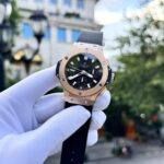 Hublot Fake Watches Big Bang Chronograph King Gold Black Dial 44mm - Image 3