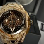 Hublot Fake Watch Big Bang Sang Bleu II King Gold HB Factory 44mm - Image 5